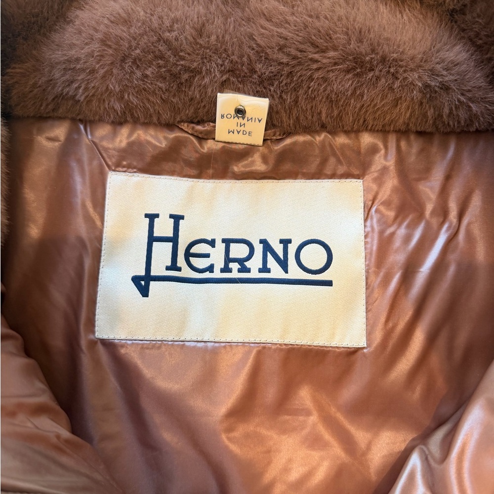 HERNO CAPPA IN LADY ALTERNATIVE FUR - Picture 4 of 5